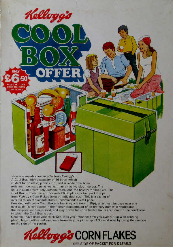 1970s Cornflakes Cool Box Offer