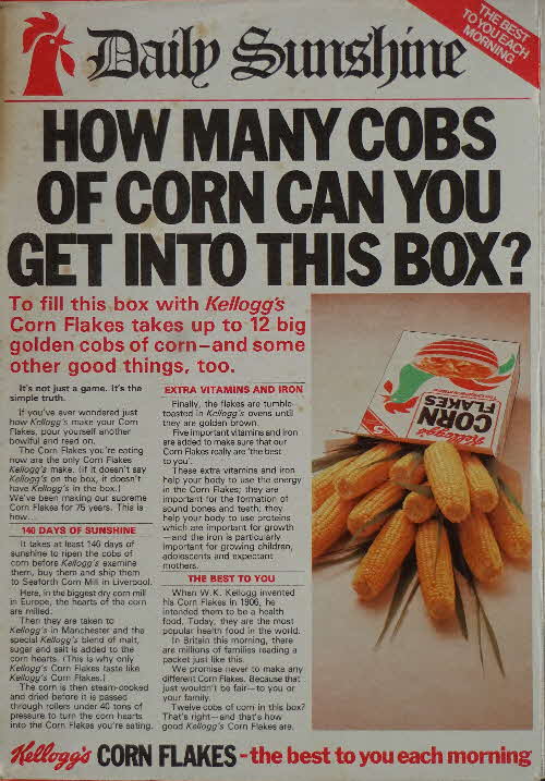 1980 Cornflakes Cookbook & Mug Offer (3)