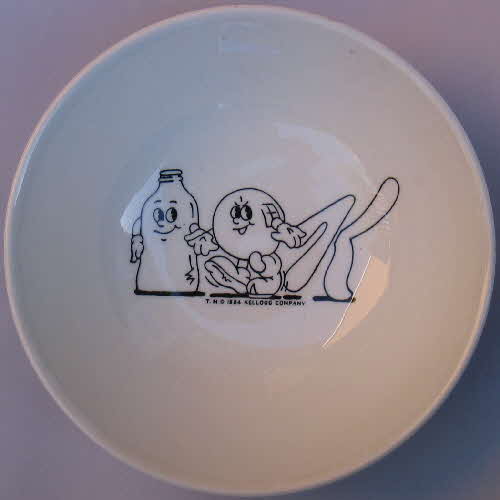 1984 Cornflakes cereal bowl
