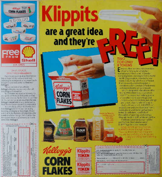 1987 Cornflakes Klippits & Bowl offers