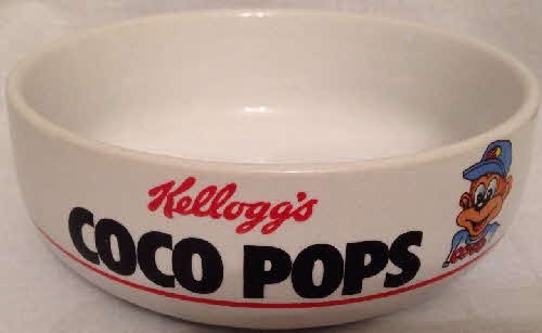 1987 Kelloggs Shell promotional bowls Coco Pops