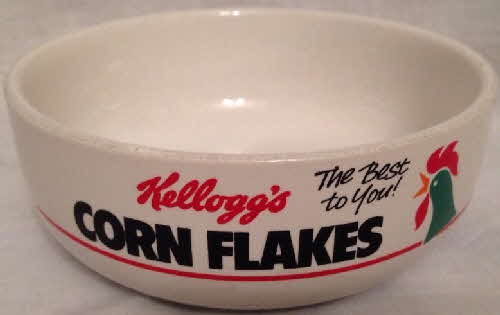 1987 Kelloggs Shell promotional bowls Corn Flakes