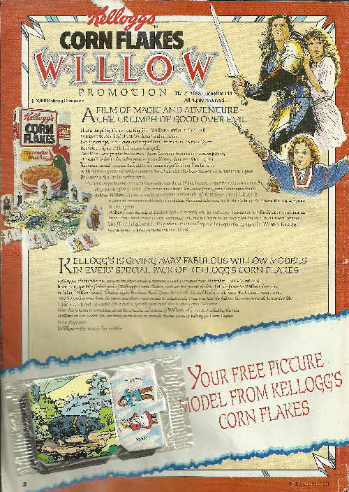 1988 Kelloggs Cornflakes Willow advert