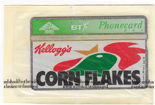1992 Cornflakes Phonecard
