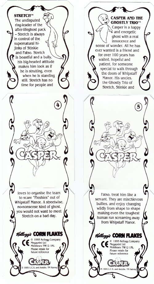 1995 Cornflakes Casper Glow in Dark stickers (4)
