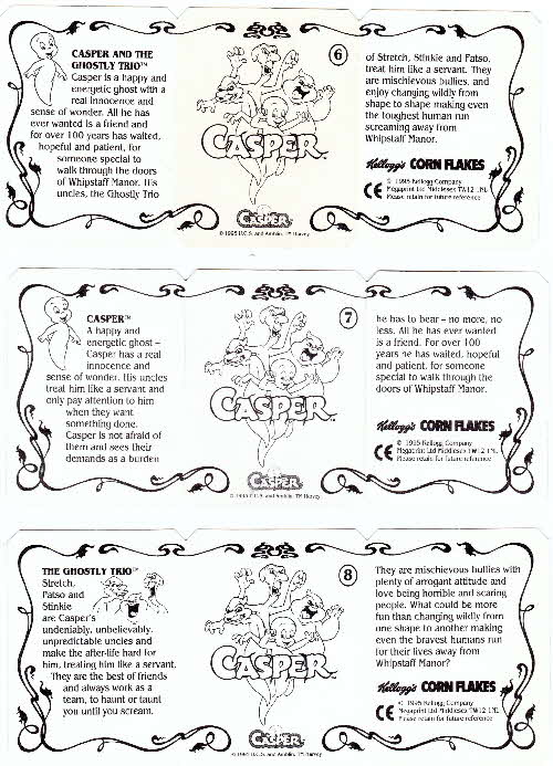 1995 Cornflakes Casper Glow in Dark stickers (6)
