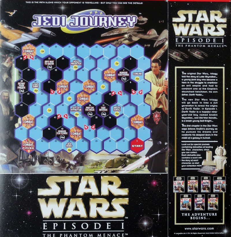 1999 Cornflakes Star Wars Jedi Journey pack inside