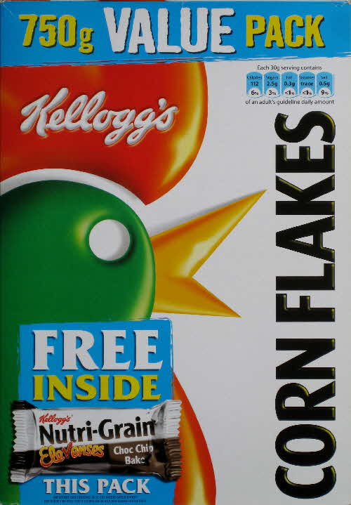 2001 Cornflakes Free Nutri Grain bar