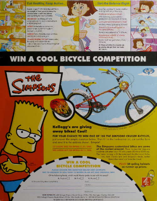 2004 Cornflakes Win Simpsons Bike