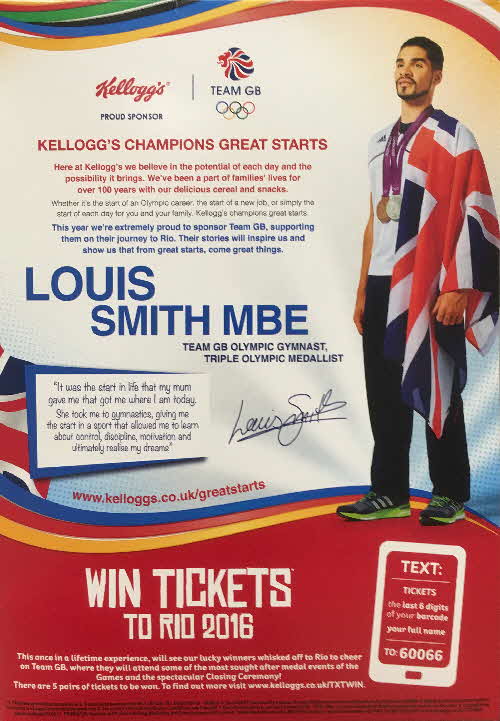 2016 Cornflakes Win Rio Olympic Tickets - Louis Smith (2)