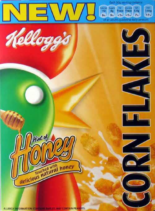 2006 Cornflakes with Hint Honey front new