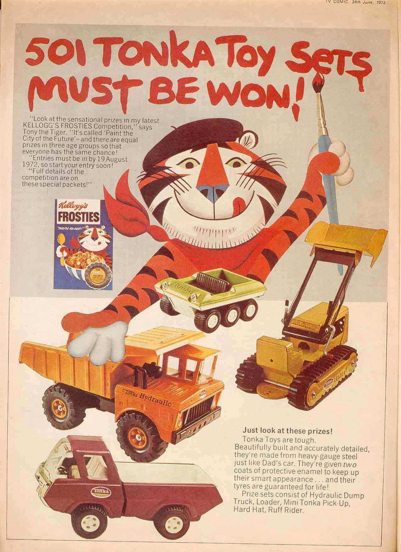 1972 Frosties Tonka Toy Competition