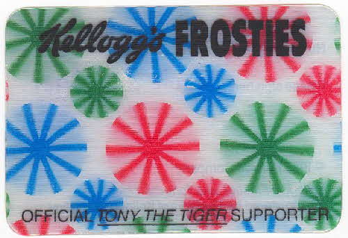 1985 Frosties Official supporters moving card