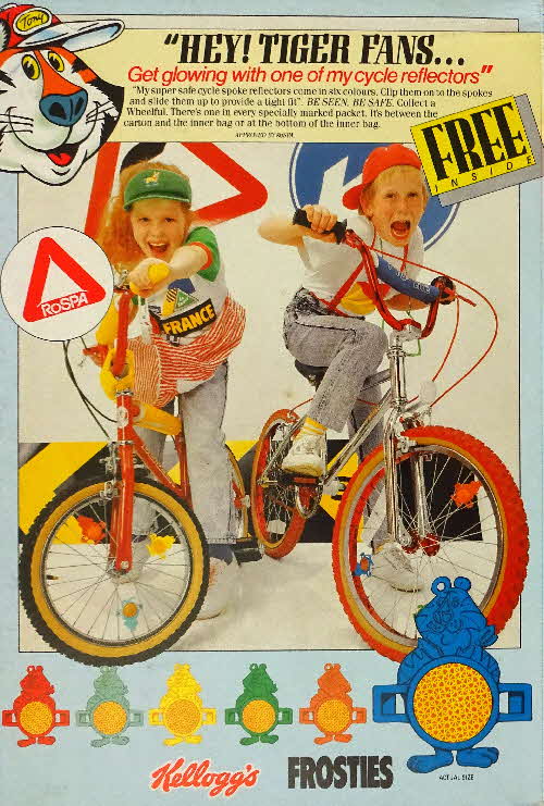 1988 Frosties Tony Tiger Bike Reflectors (1)