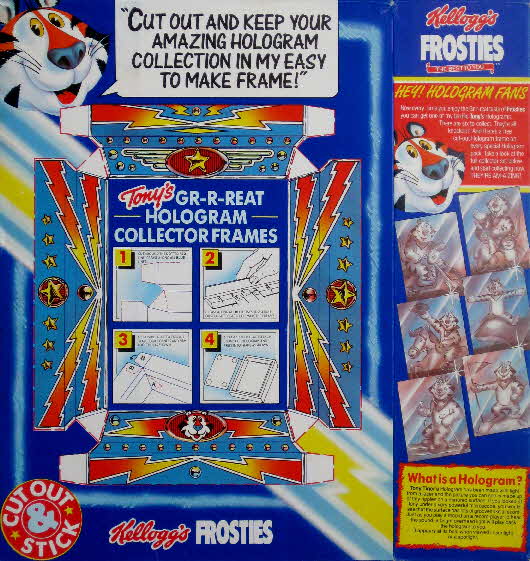 1989 Frosties Holograms back