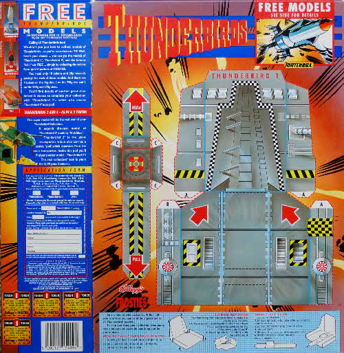 1994 Frosties Thunderbirds Launch Pad & Vehicles