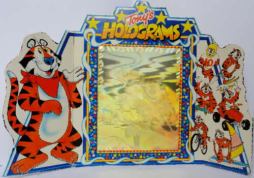 1990 Frosties Tony Tiger Holograms made