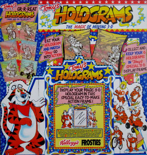 1990 Frosties Tony Tiger Holograms