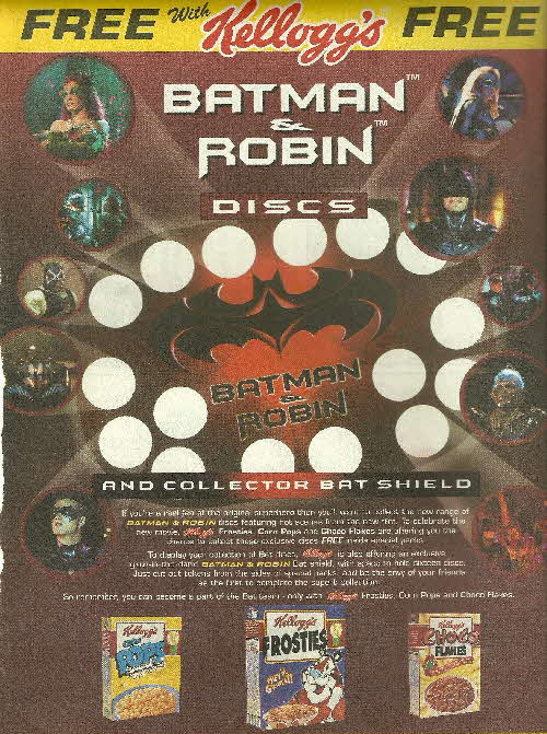 1997 Frosties Batman & Robin Discs (2)