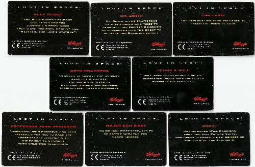 1998 Frosties Lost in Space 3D Action Cards (2)