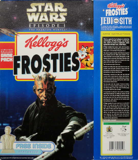 1999 Frosties Star Wars Jedi vs Sith Pack