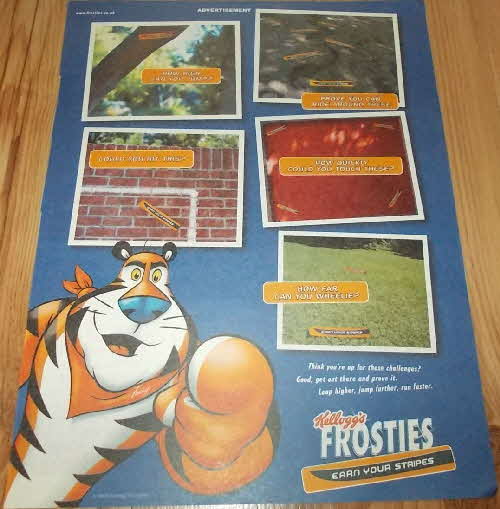 2003 Frosties Earn Your Stripes Stickers (1)
