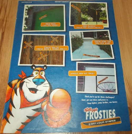 2003 Frosties Earn Your Stripes Stickers (2)