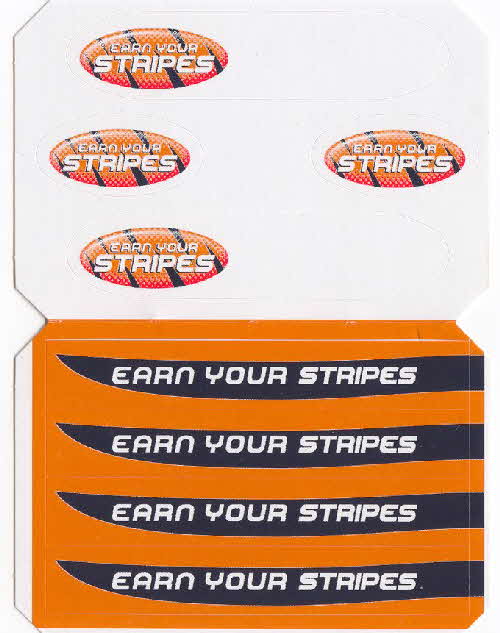 2003 Frosties Earn Your Stripes stickers