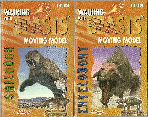 2001 Frosties Walking with Beasts Book 3 & 4 (1)