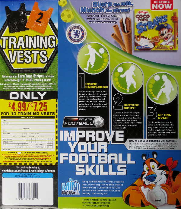 2006 Frosties Mini Football  & Training Vest