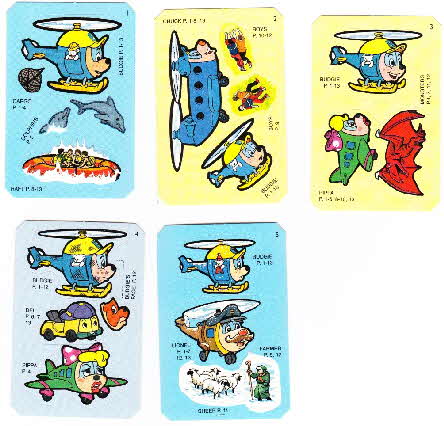 1995 Honey Nut Loops Budgie the Helicopter Sticker