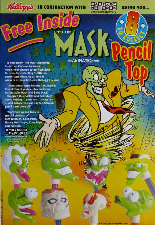 1996 Honey Nut Loops Mask Pencil Tops