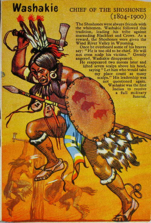 1956 Rice Krispies Lore of the West Washakie