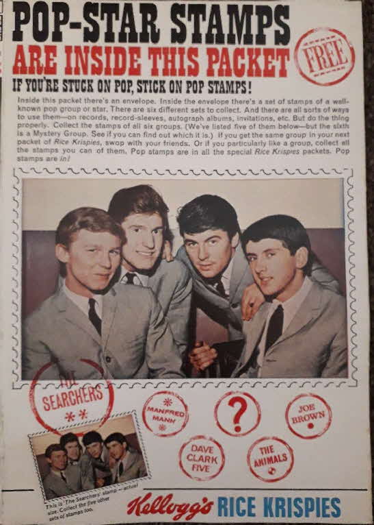 1965 Rice Krispies Pop Star Stamps (2)