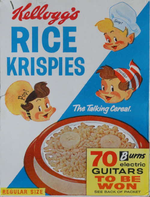 1970s Rice Krispies Electro guitars competition
