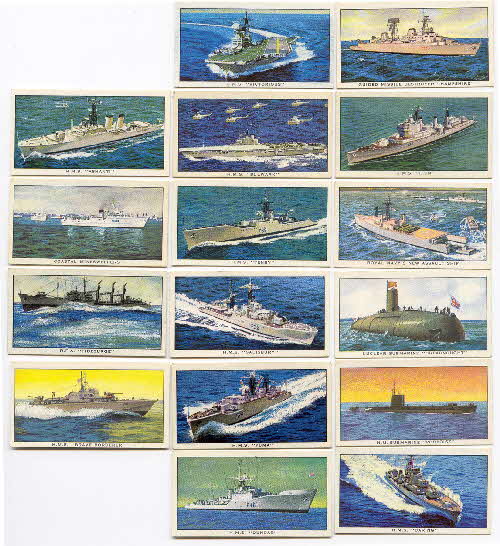 1962 Rice Krispies Ships of British Navy1