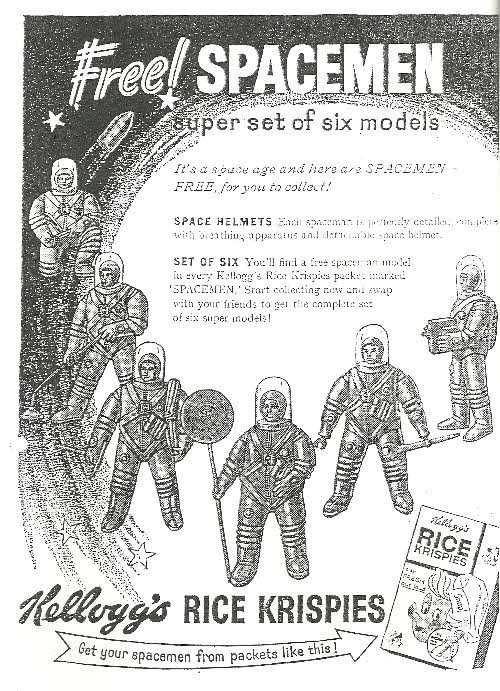 1959 Rice Krispies Spacemen (betr)