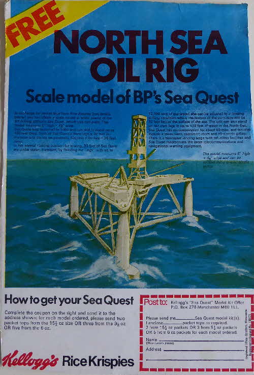 1975 Rice Krispies BP Sea Quest Model