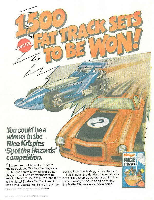 1973 Rice Krispies Fat Tracks Competition