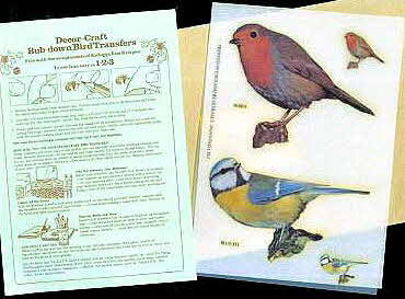1979 Rice Krispies Deocraft Bird Transfer (betr)