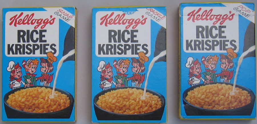 1981 Rice Krispies Card Games