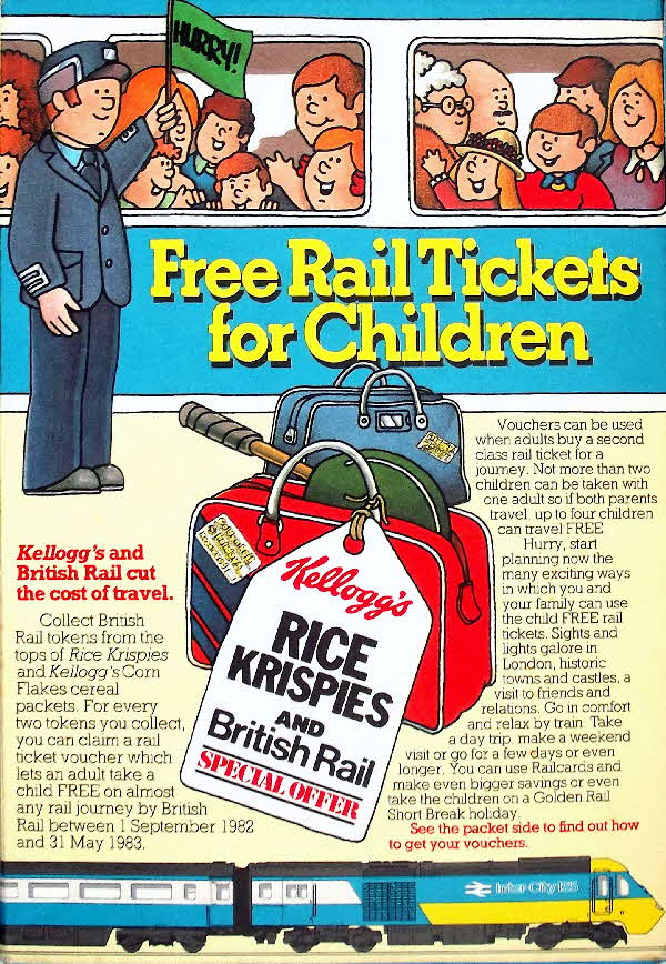 1982 Rice Krispies Free Childrens Rail Tickets (3)