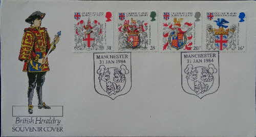 1983 Rice Krispies Heraldry Souvenir Stamp Cover
