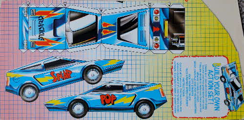 1989 Rice Krispies Super Hero Action model car