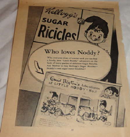 1957 Ricicles Noddy adventure (betr)