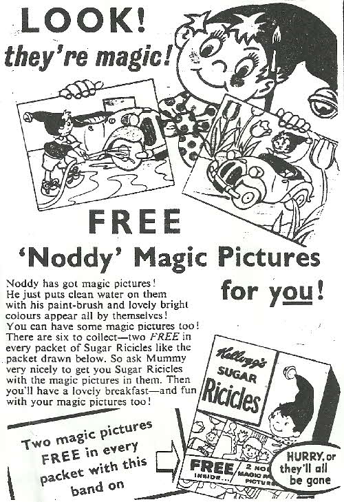 1950s Ricicles Noddy Magic Pictures1