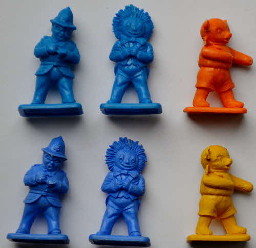 1962 & 1967 Ricicles Noddy Figures - variations