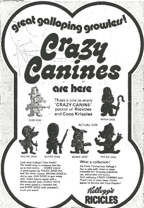 1972 Ricicles Crazy Canines R&L (betr)
