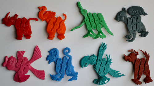 1970s Ricicles Stretch Pets Set (2)