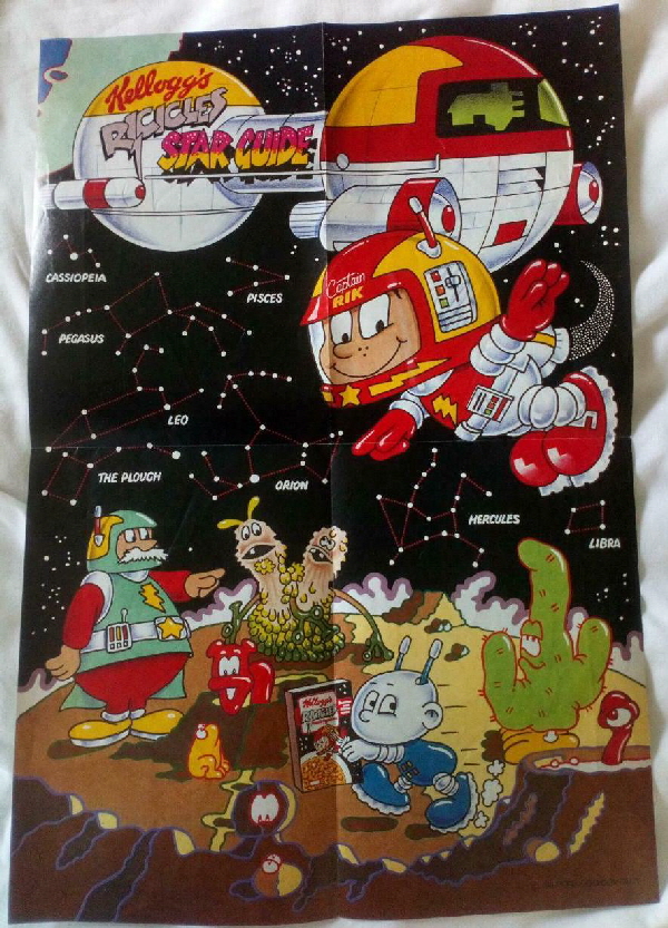 1987 Ricicles Star Guide Poster
